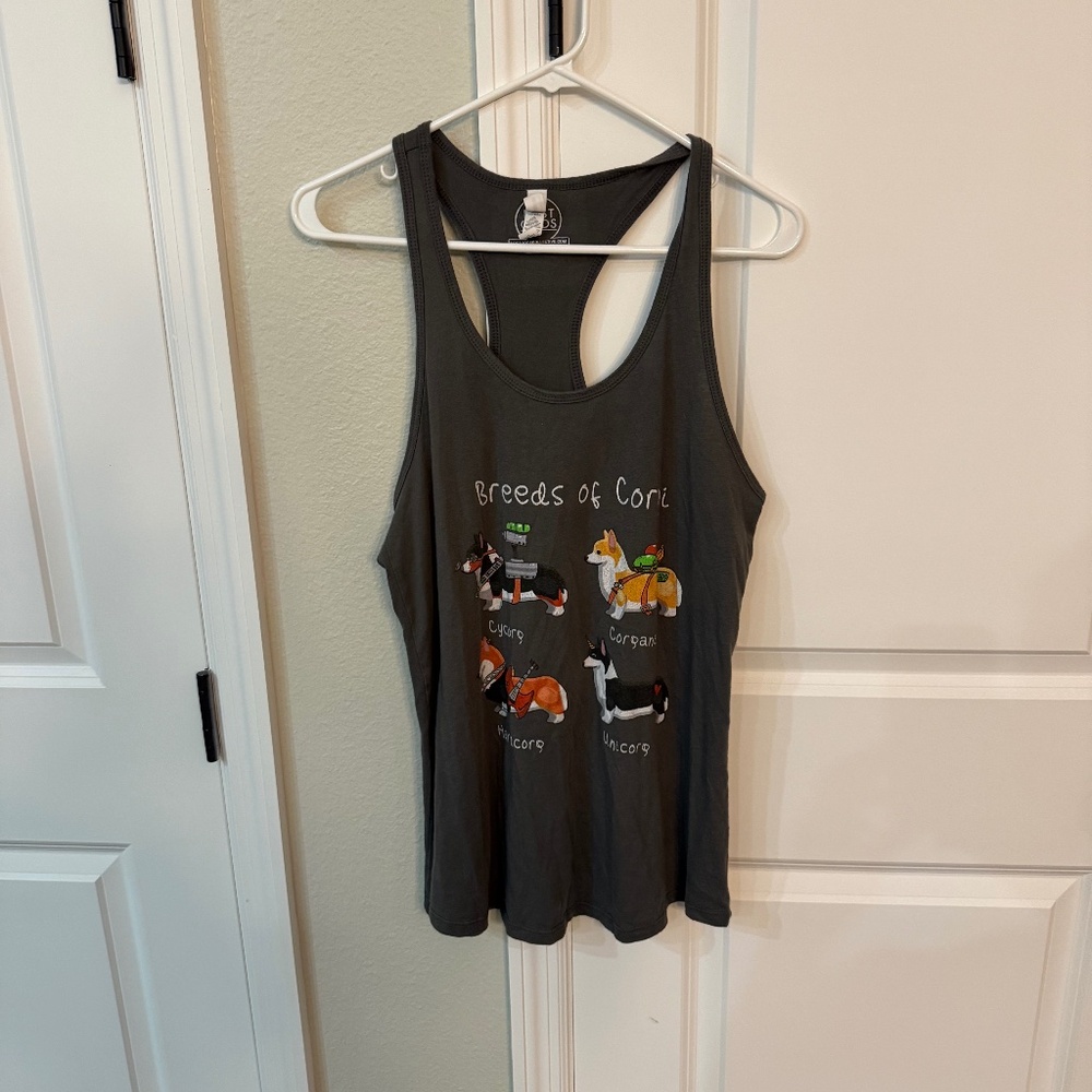Corgi Tank Top